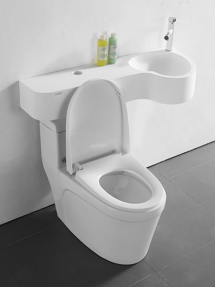 日本节水马桶带水池,日本马桶水池一体