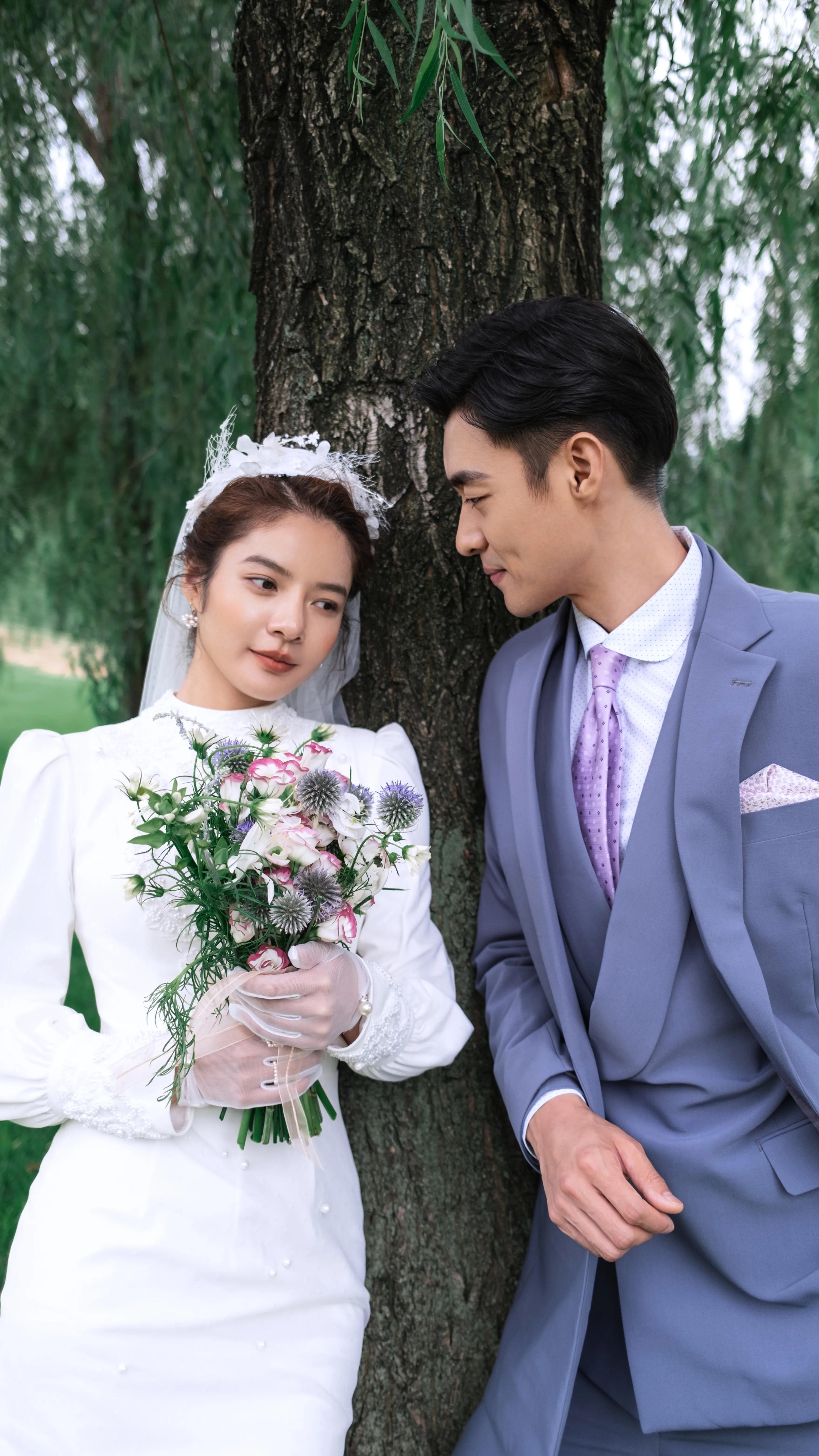 绝美超仙婚纱照,唯美意境婚纱照图片大全