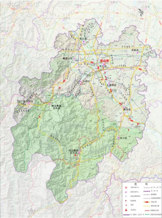 乐山市牟子镇十四五交通规划图,乐山市市中区十四五交通规划图