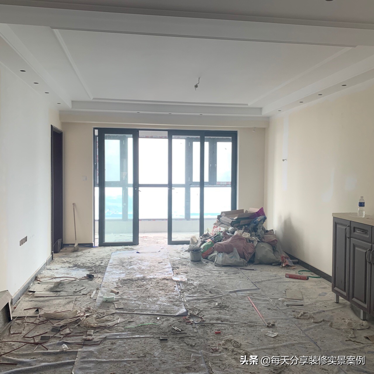 恒大精装4房改造案例,不顾反对简单装修