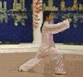 24式太极拳背向带口令慢动作教学,邱慧芳24式太极拳教学视频完整版