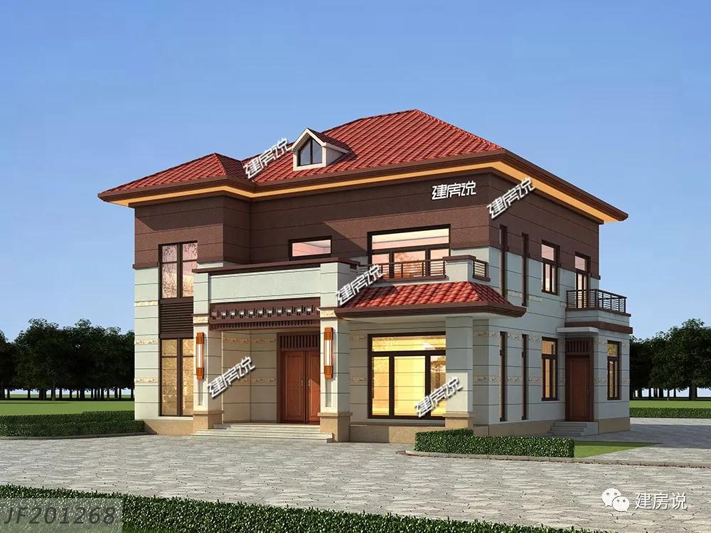 30万起建庭院别墅,百万豪宅既视感,村里的人都看呆了