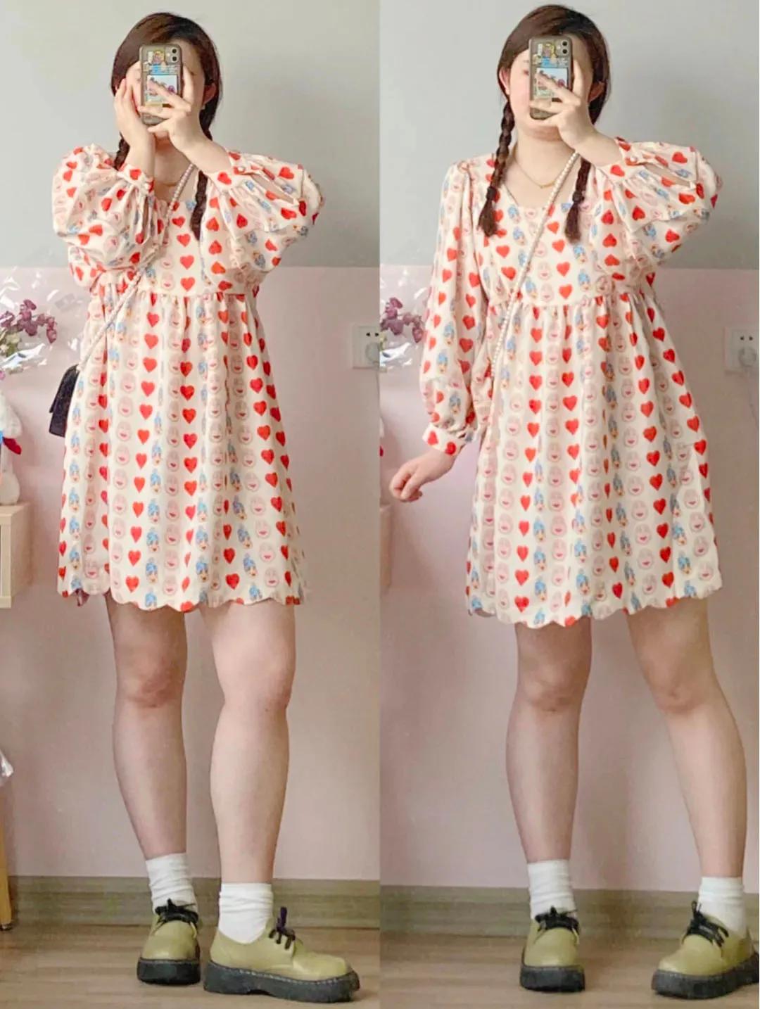 大胸姐妹穿连衣裙“藏胸”的技巧，视觉上帮你显瘦10斤