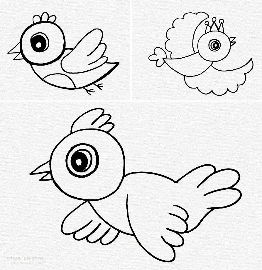 树林画法儿童画,树林的画法儿童画