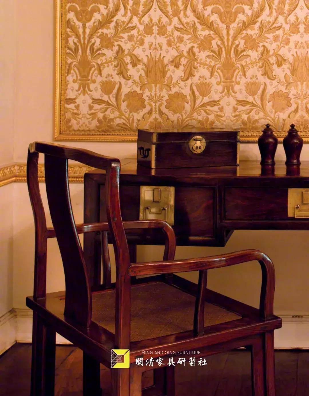 古典家具现代空间书房,古典家具与现代空间书房