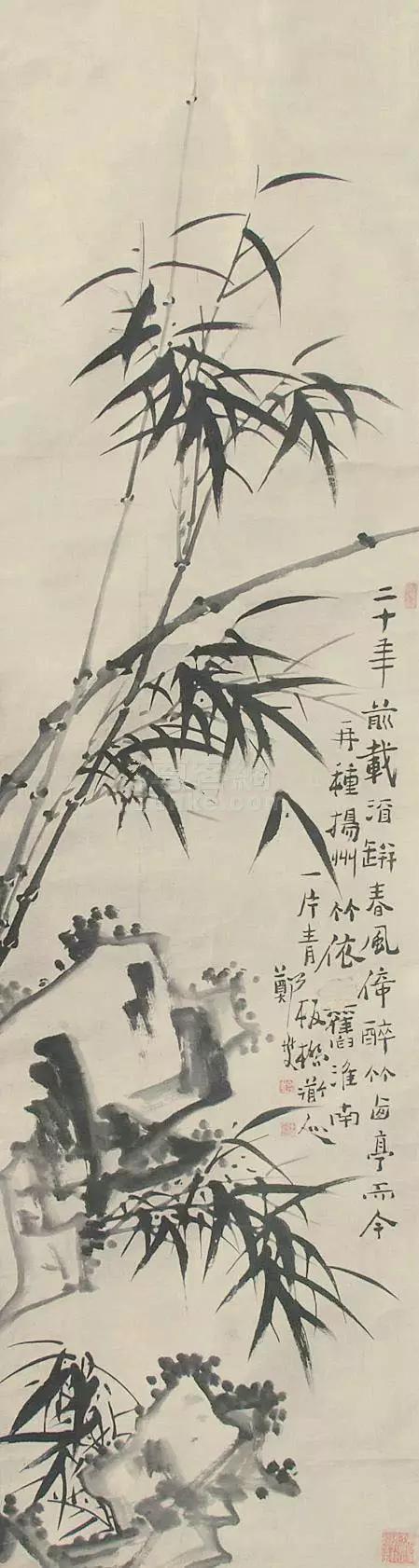 郑板桥的竹画赏心悦目,郑板桥画竹经典之作