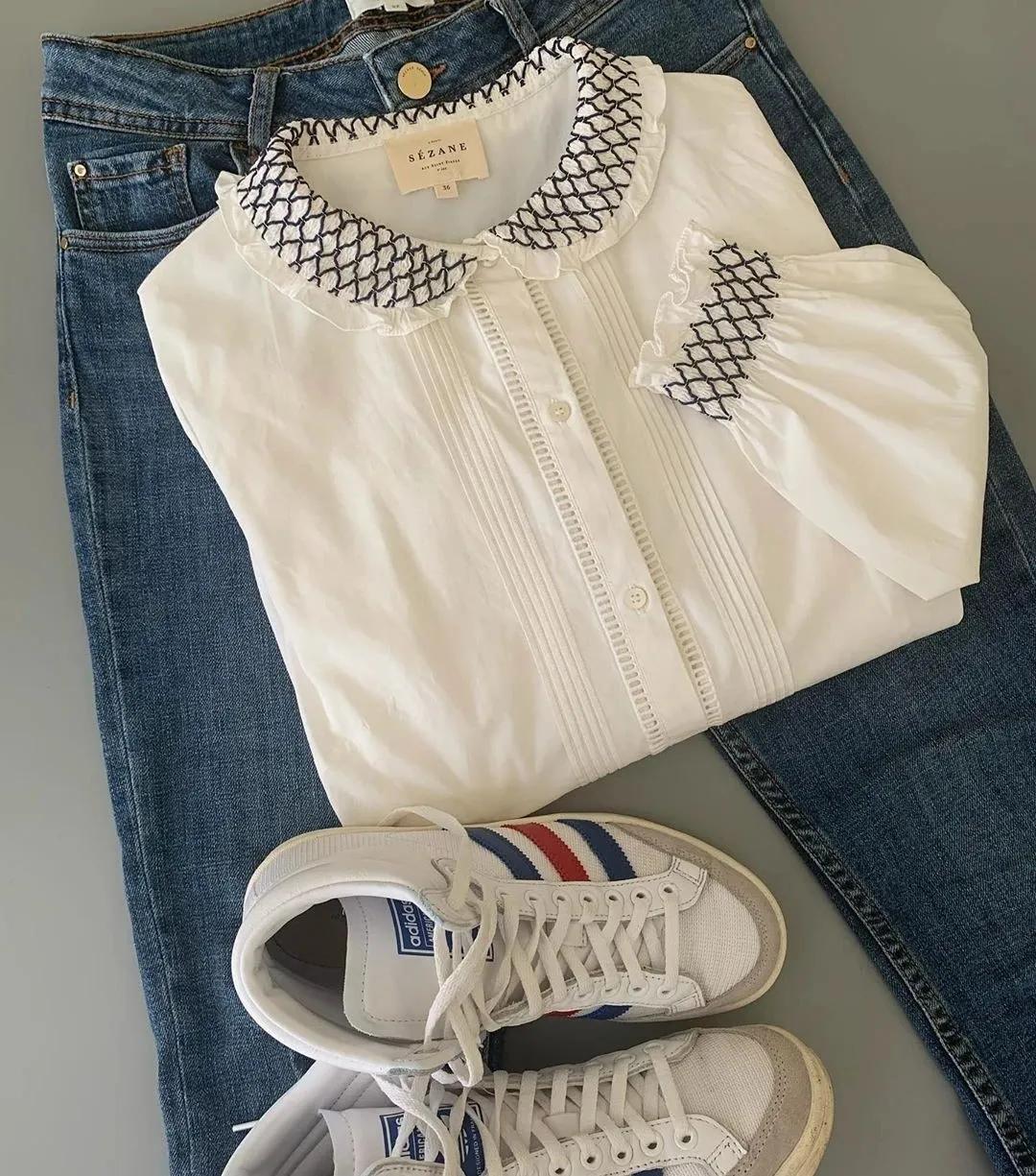 法式小众高级感小衫套装,超级好看的法式小衫