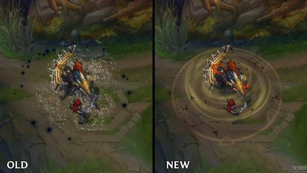 LOL鳄鱼、酒桶全皮肤特效演示大招技能特效增强