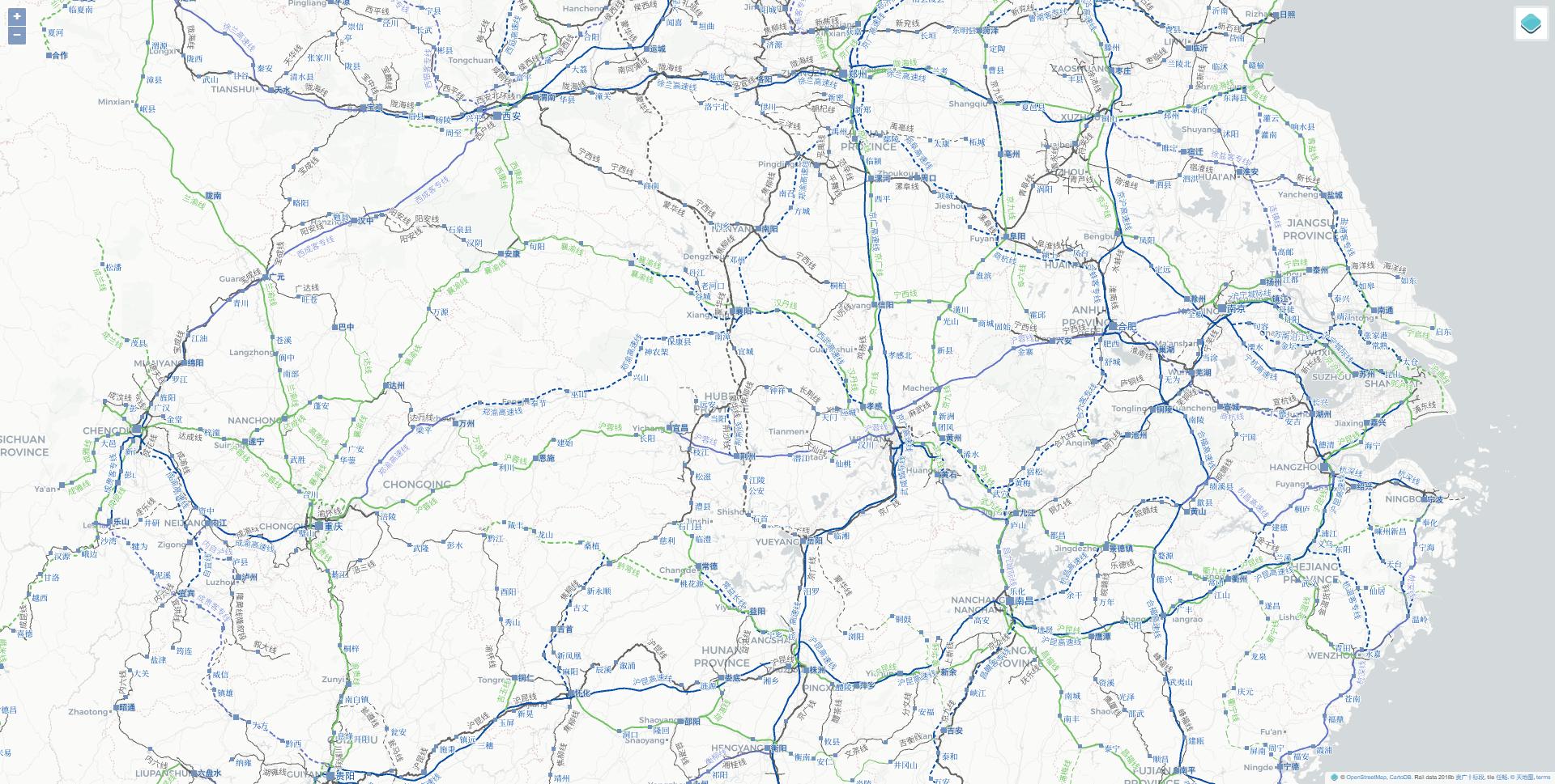你是铁路大亨吗？五个值得收藏的铁路地图网站