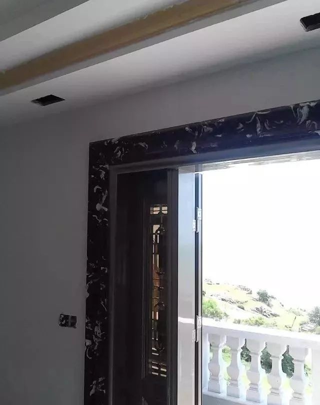 大理石极简垭口门套什么时候装,大理石垭口门套收边几公分好看