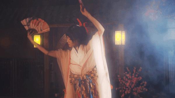 阴阳师cos桃花妖,cos阴阳师女性角色