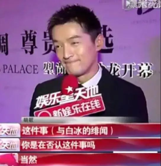 胡歌近期绯闻,胡歌公布过几段恋情