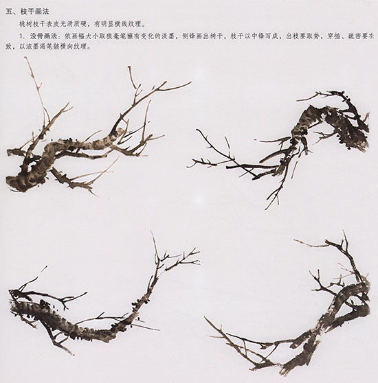国画转水转粉技法,转桃花教程