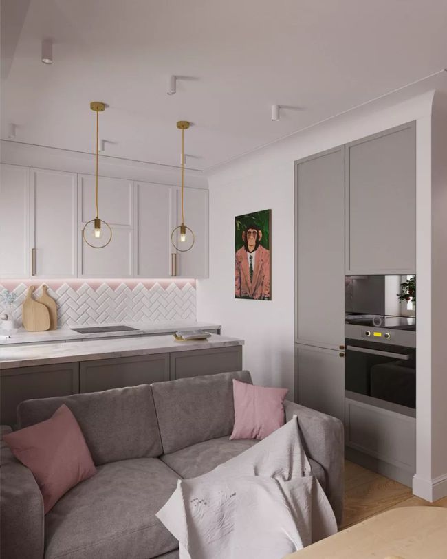 60平一室一厅一衣帽间小户型装修,51平米一室一厅玄关