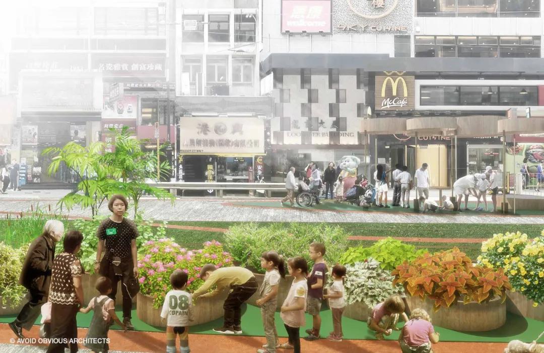 道路设计效果图,个性路面设计