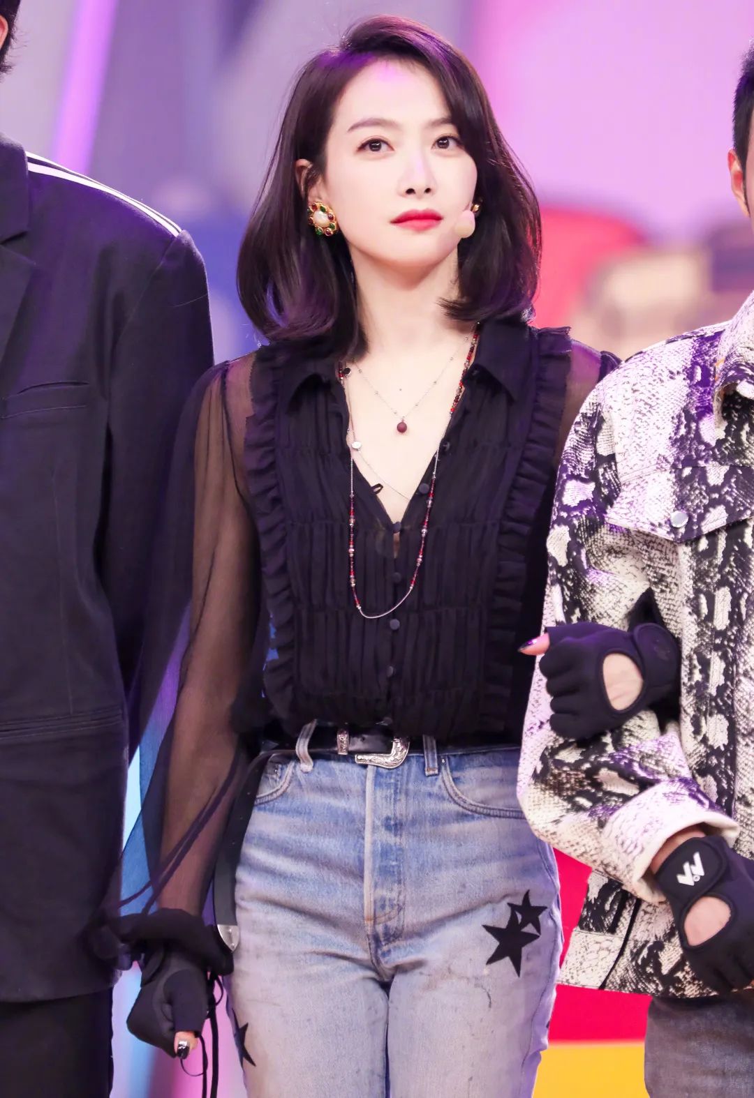 钟楚曦耳环高清图片,钟楚曦耳饰特辑