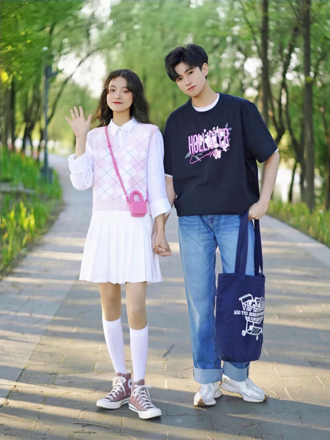 春天穿搭情侣高级感,又到了一起穿情侣装的季节啦