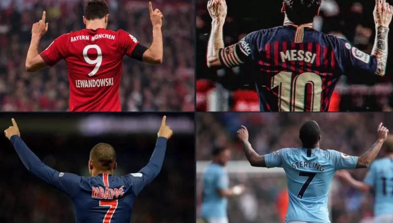 五度夺魁c罗追平梅西纪录,五大联赛进球数梅西比c罗多几个