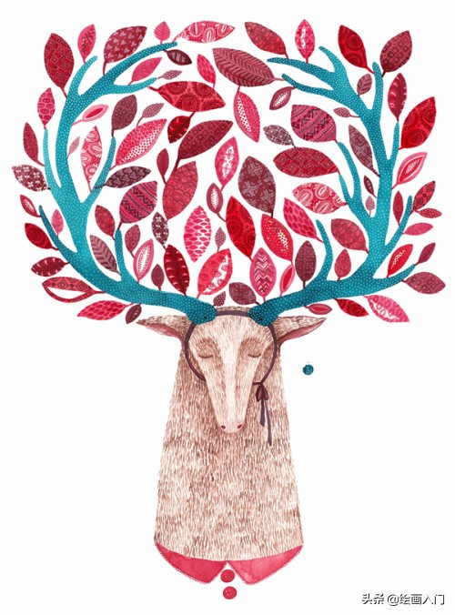 民族风插画简单又漂亮 (适合手绘的现代中国风插画)