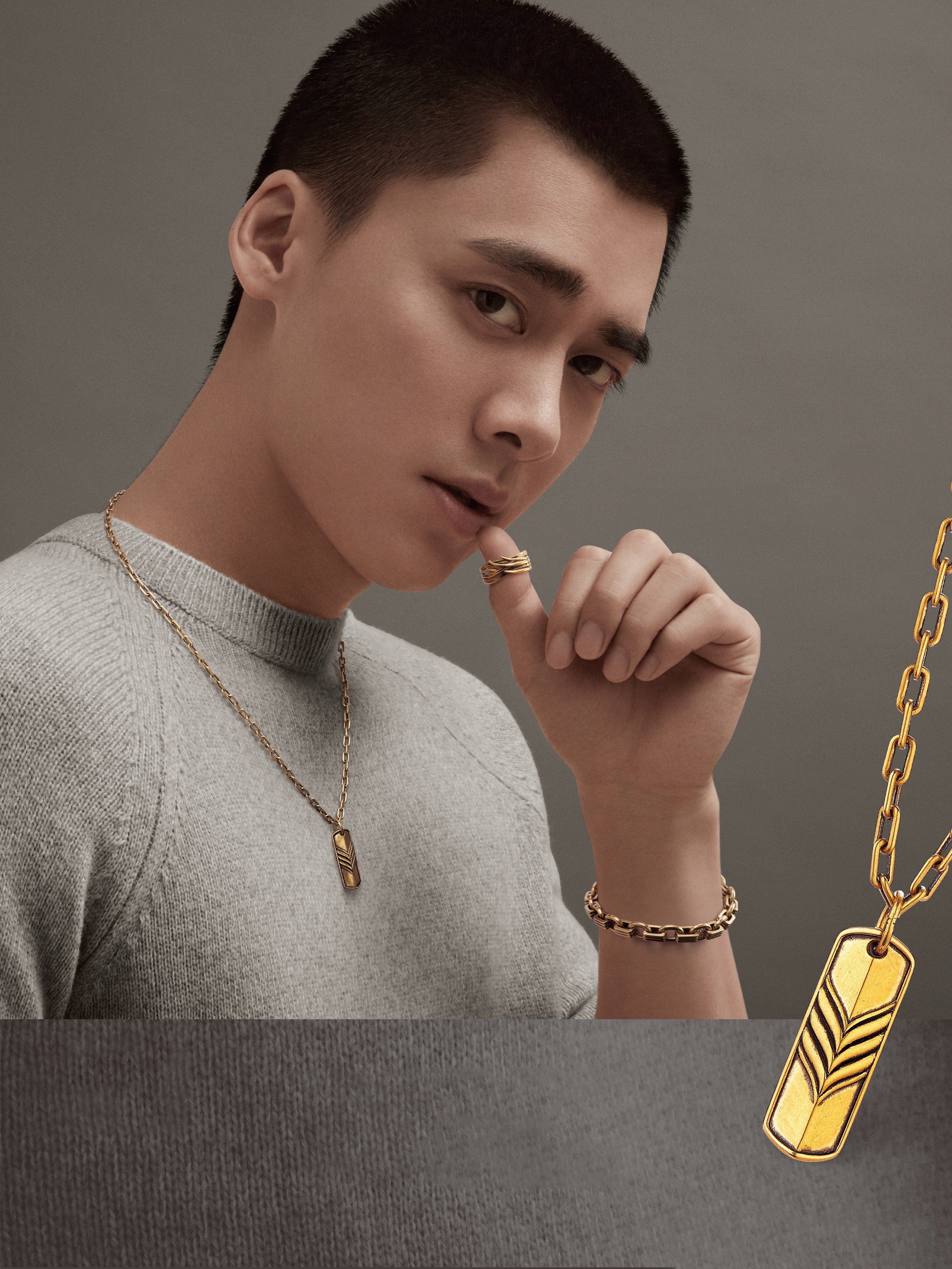 李易峰六福珠宝活动,李易峰六福珠宝吊坠