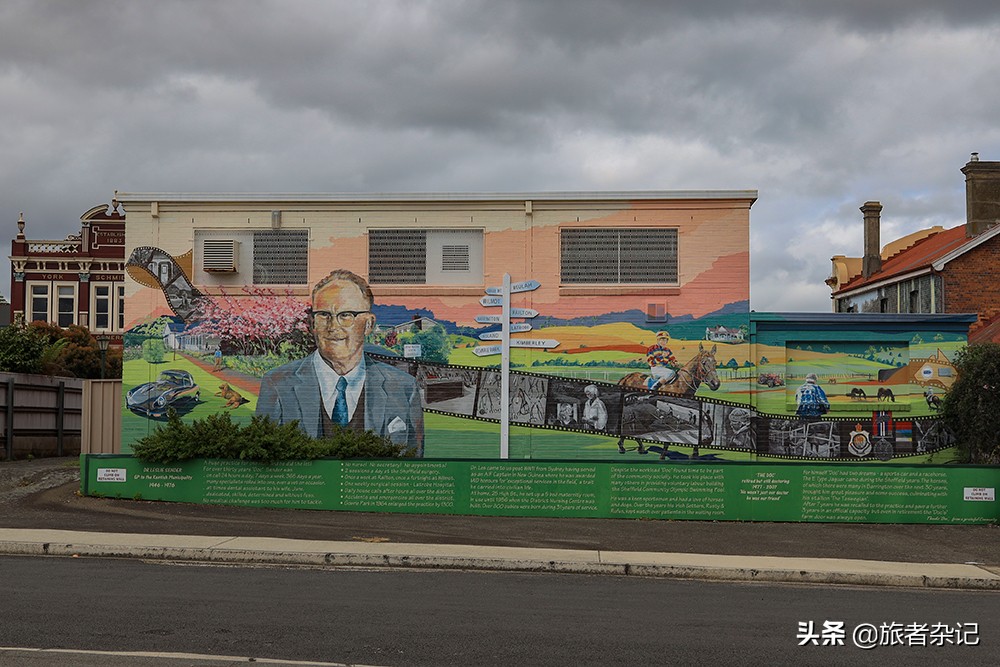 谢菲尔德壁画小镇图片,塔斯马尼亚壁画小镇谢菲尔德小镇