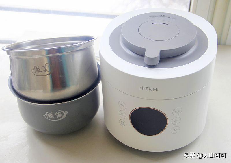 行业首创臻米智能饭煲压力锅，合二为一，做饭做菜，一台就搞定