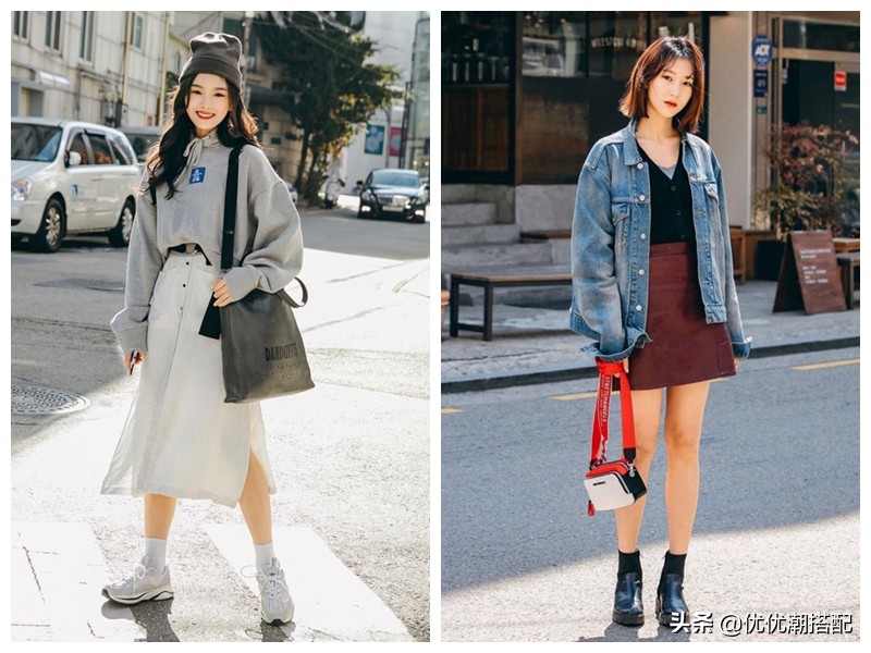 韩国显瘦显高显白服装搭配,30套最火的韩系穿搭简单又好穿