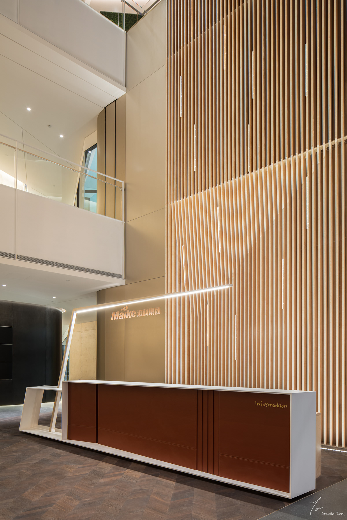 办公室前台装修设计工程,高端办公室前台装修设计展示