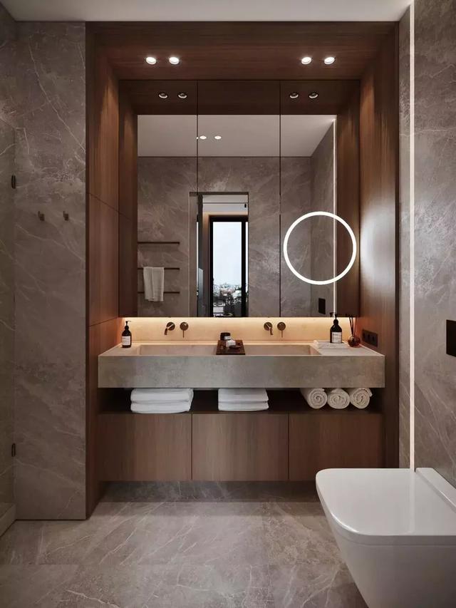 简约高级主卧洗漱台,洗漱台最潮效果图