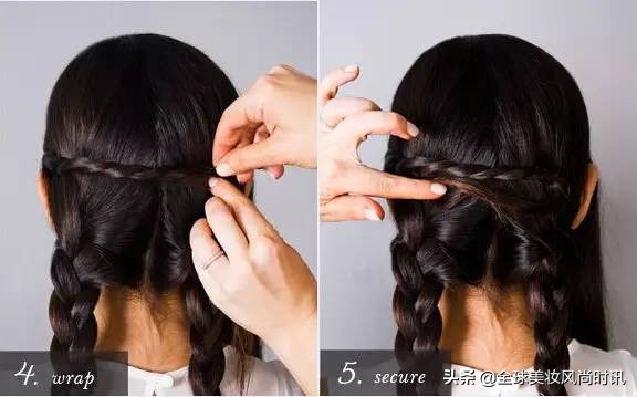 简单的编发教程保证你一看就会哦,短发编发简单又好看步骤图解