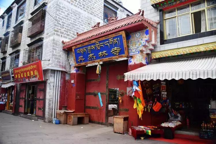 拉萨八廓街地图,八廓街和转经道