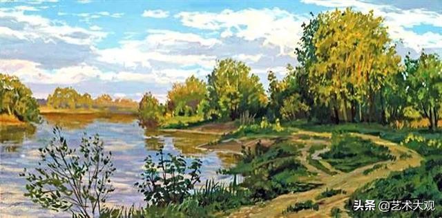 最美的俄罗斯风景油画作品欣赏,寂静粗犷的俄罗斯风景油画欣赏