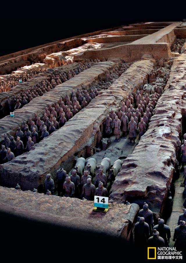 兵马俑出土的时候是彩色的,还原兵马俑的真实面貌