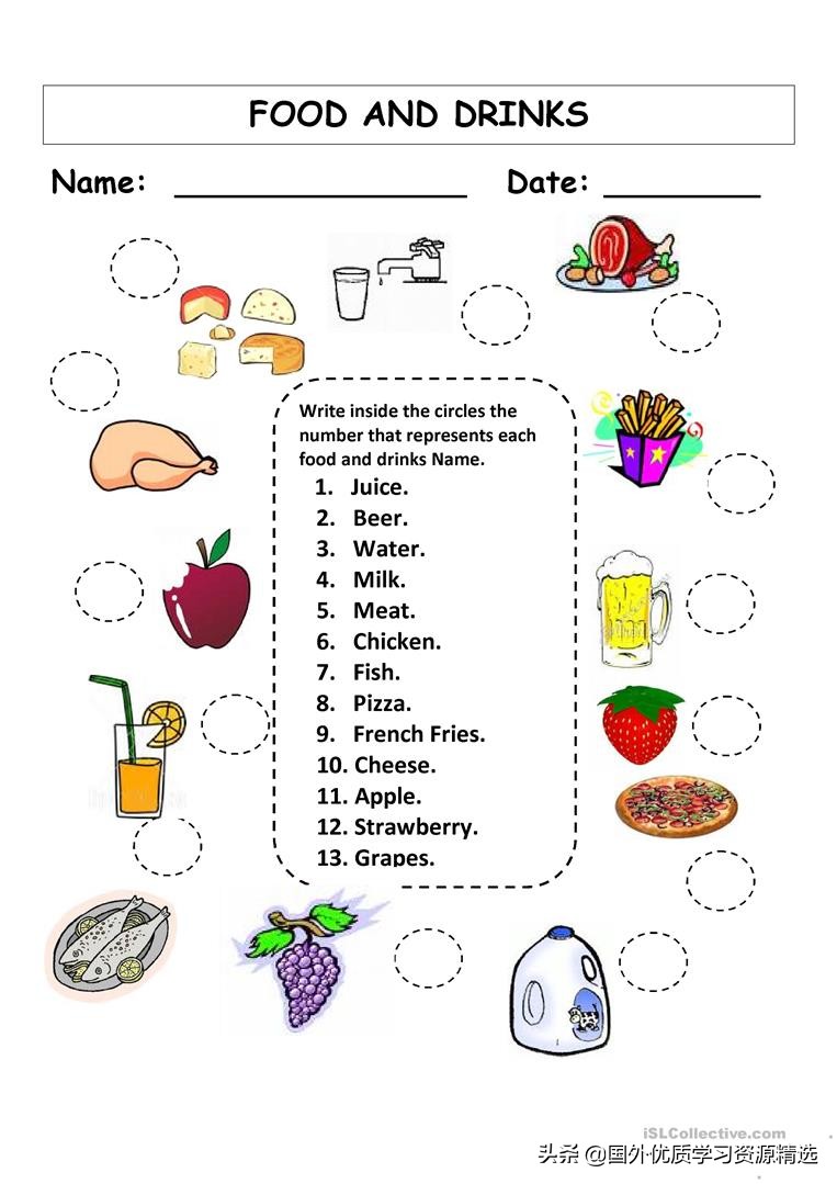 英语人教版pep五年级学习要求,人教版五年级上册英语食物