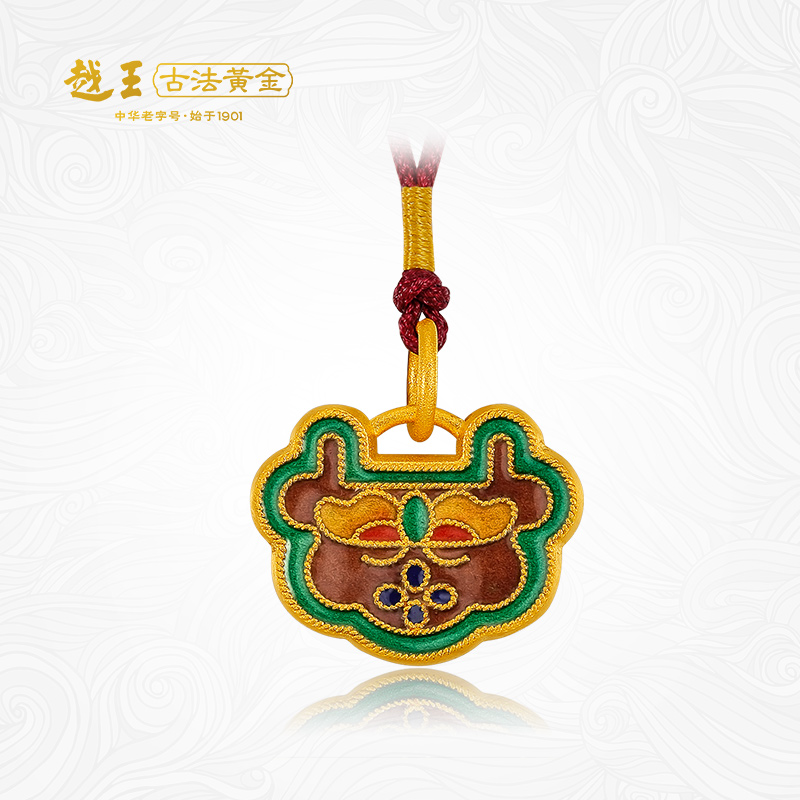 长命锁是自古以来的吉祥物,长命锁作为饰品点缀