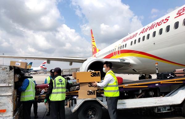 安225到天津运送口罩的图片,安225真的卖给中国了吗最新消息