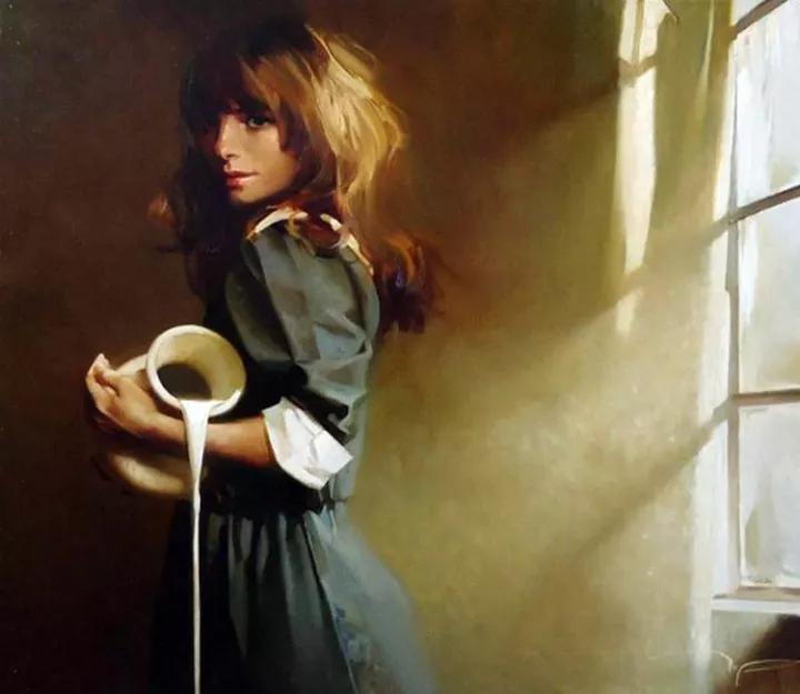 俄罗斯画家维克多风景油画,俄罗斯画家希施金的森林油画