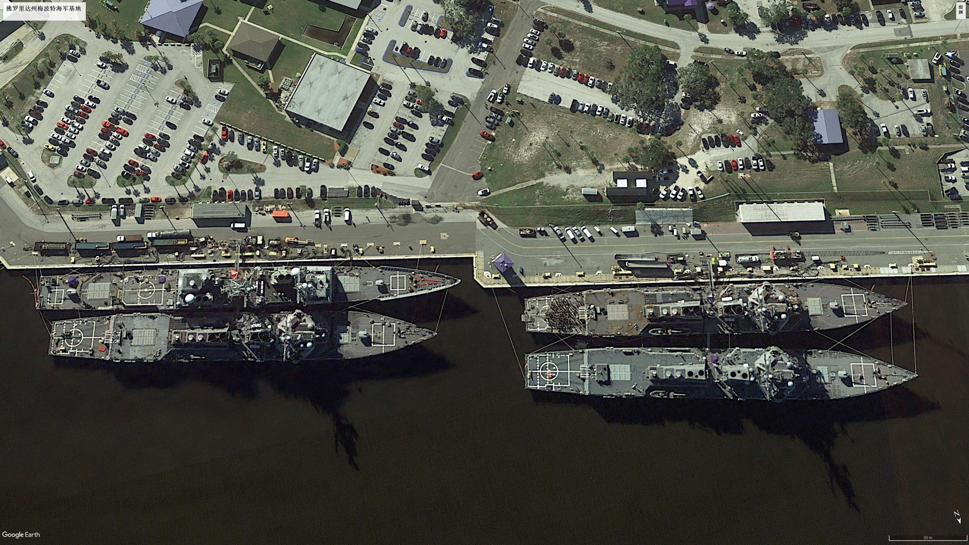 卫星地图观看美军海外军事基地,美军军事基地真实影像