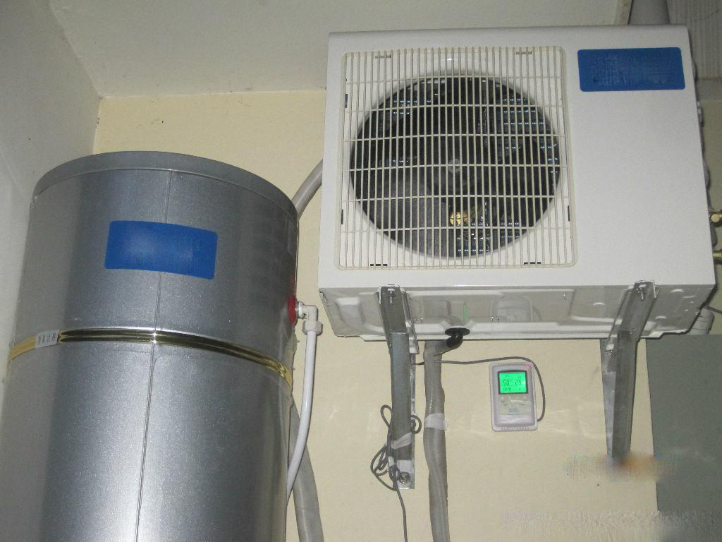 旧空调怎么做热水器,旧空调外机当散热器