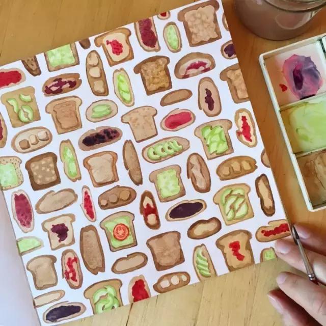 手残党零基础画,纹理画教程初学者