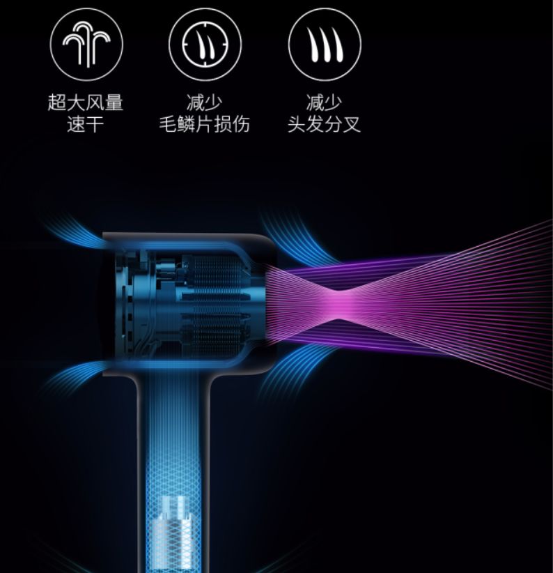 戴森吹风机摔开胶,戴森吹风机武器