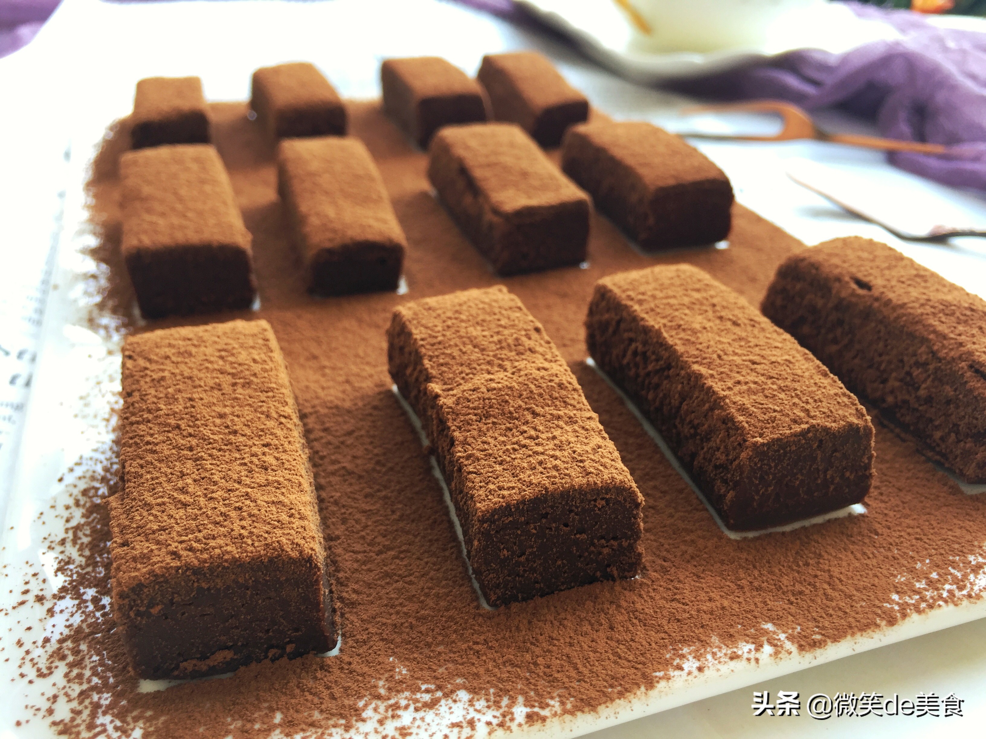 特别简单不用烤箱做食物,做生巧超简单