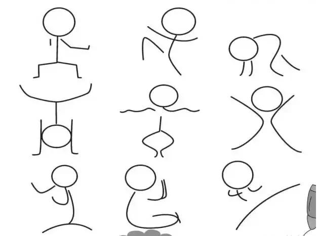 简笔画人物简单又好看画法,简笔画入门100张儿童简笔画