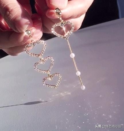 韩国耳环饰品高档气质,韩国低耳洞适合的耳环