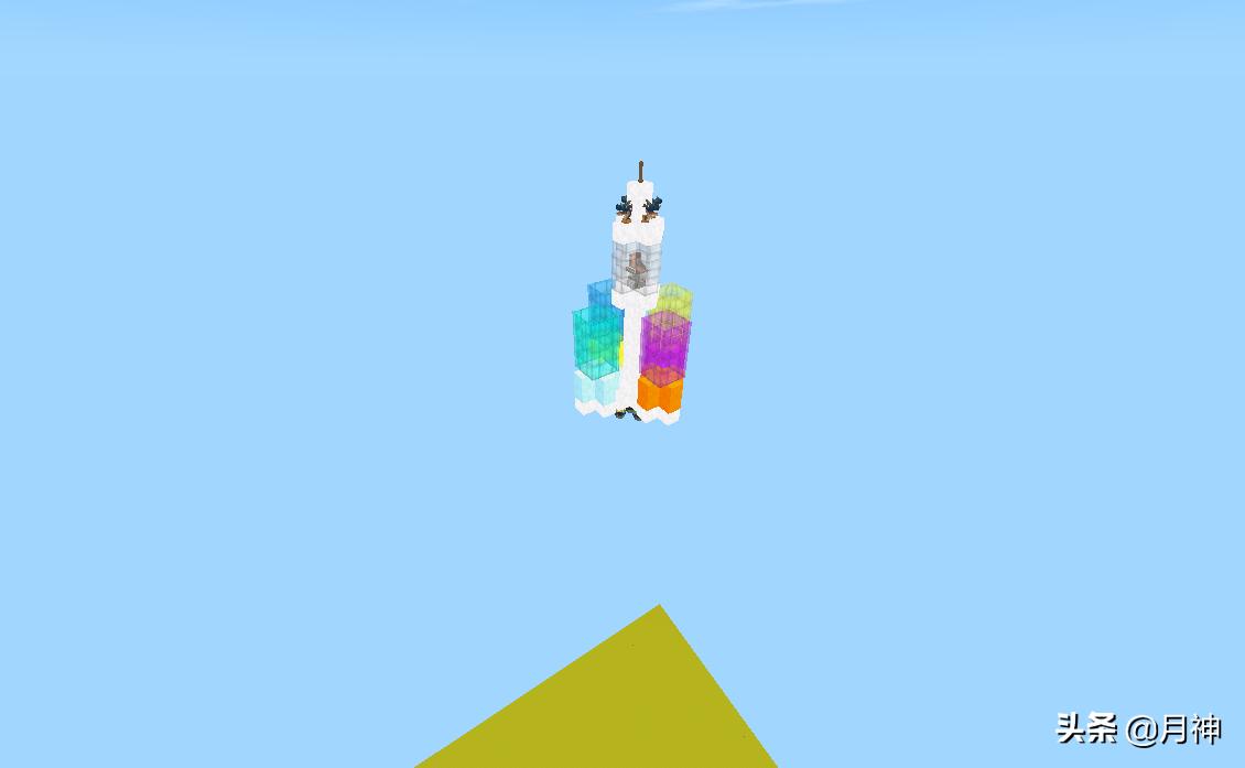 迷你世界长征2号火箭发射视频,迷你世界最强火箭可以发射导弹