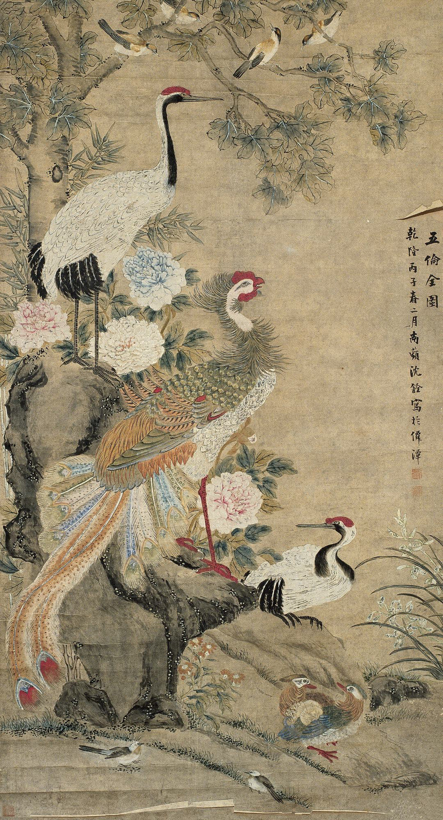 历代名家画鹤100幅,历史上画鹤谁画的最出名