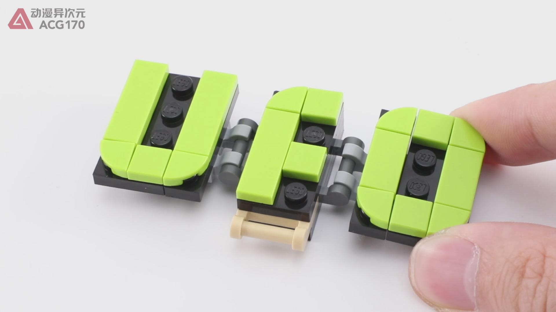 乐高积木创意百变系列,乐高积木9656旋转木马教程