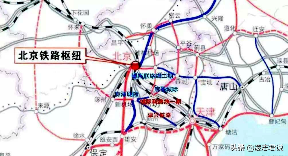 从铁路通达度这个角度来看一看河北的高铁布局