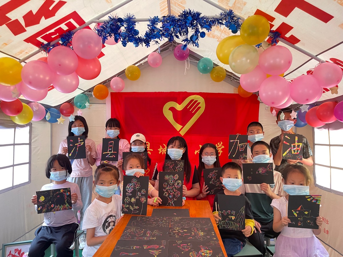 泸县城北小学开展地震应急演练,泸县6.0级地震抗震救灾