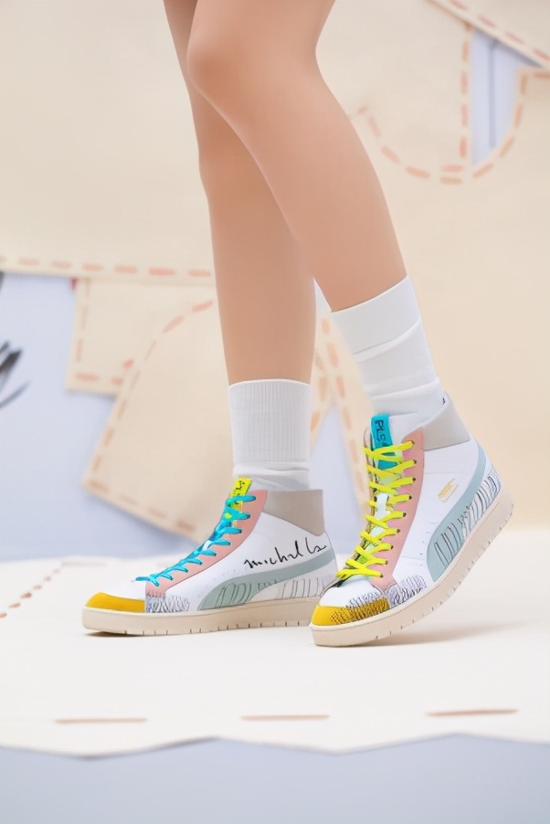 puma联名鞋型,puma彪马michaellau联名裤子